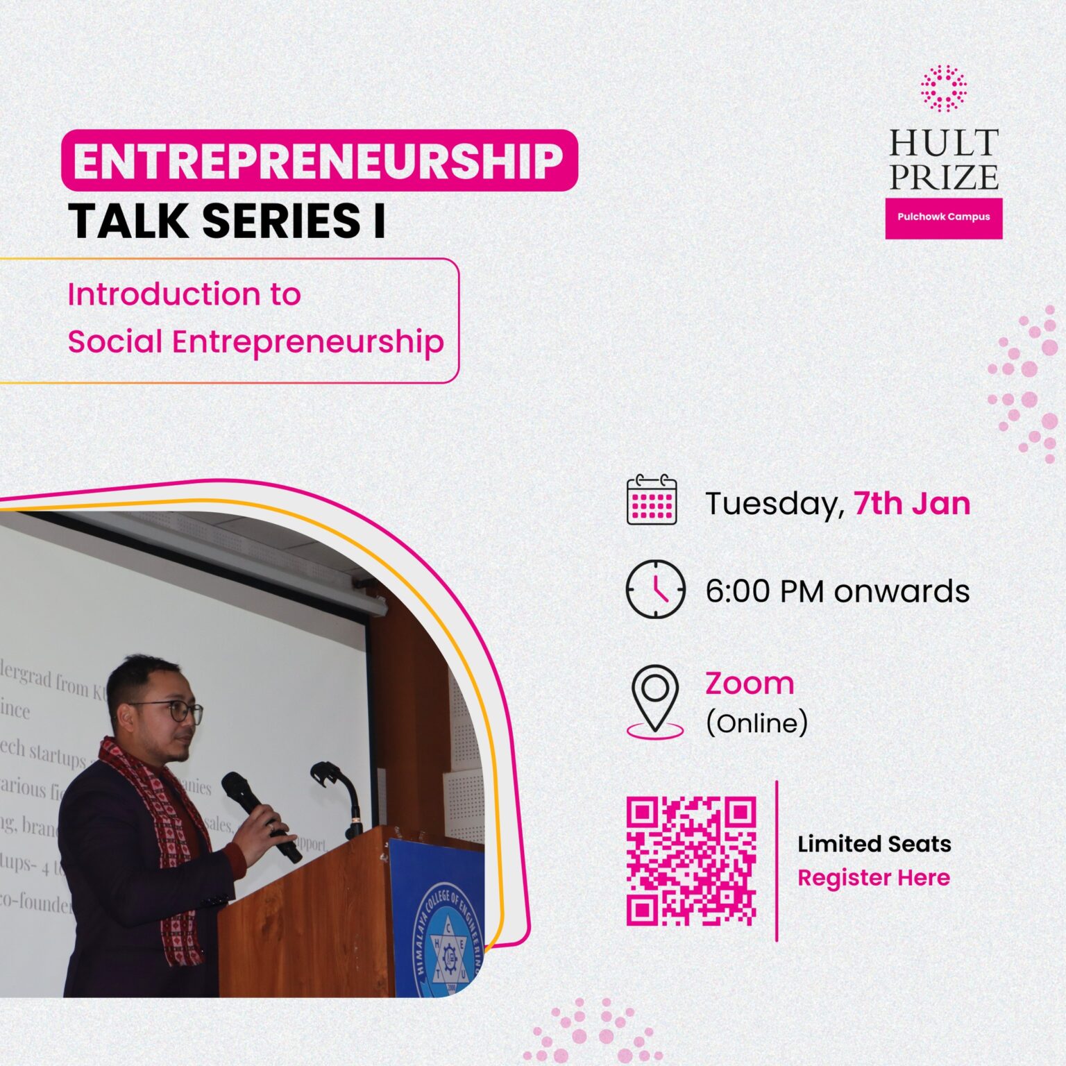 Unleashing Your Inner Changemaker: A Must-Attend Talk Series by Hult Prize at IOE Pulchowk Campus